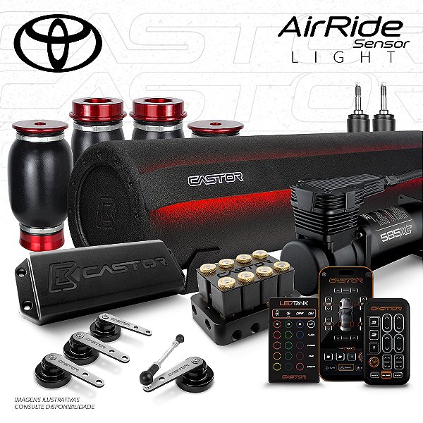 KIT 6 / AirRide Sensor Light + LEDTank - 10mm | Toyota