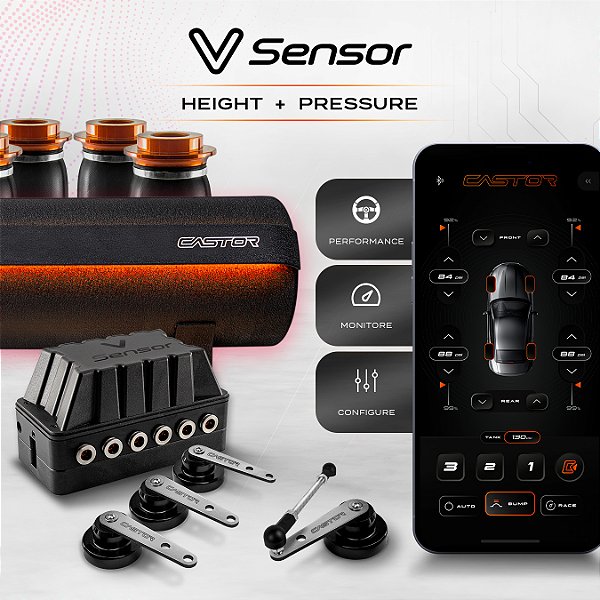 KIT 7 / V-Sensor (Posição + Pressão) - 10mm | Ford