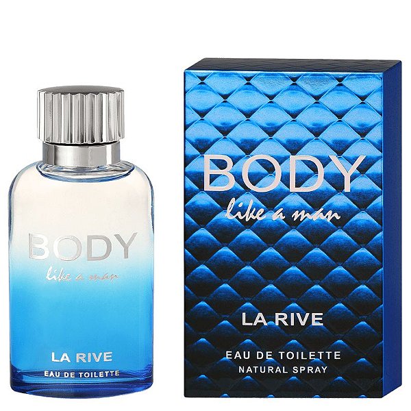 BODY LIKE A MAN de La Rive - Eau de Toilette - Perfume Masculino - 90ml