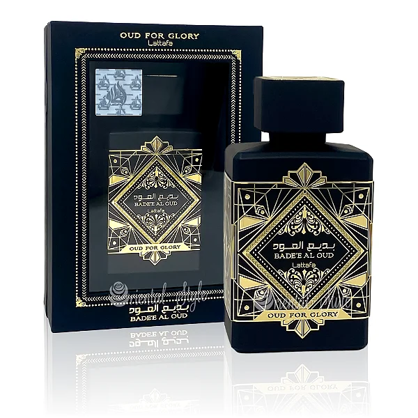 Bade’e Al Oud Glory de Lattafa - Eau de Parfum - Perfume Masculino - 100ml
