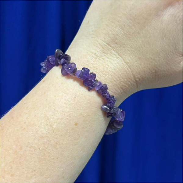 Pulseira Cascalho Ametista