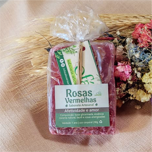 Sabonete Energético Rosas Vermelhas Ofá