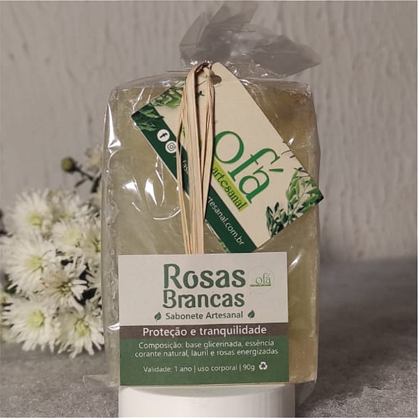 Sabonete Energético Rosas Brancas Ofá
