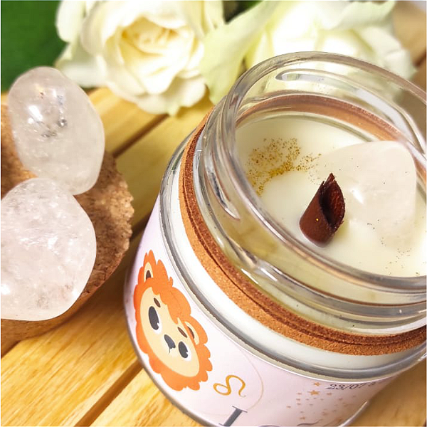 Vela Signo Leão Flor de Laranjeira 100g