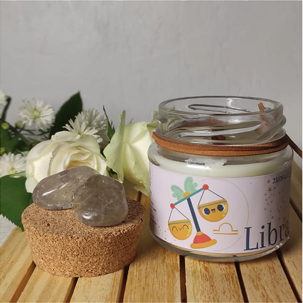 Vela Signo Libra Vento 100g