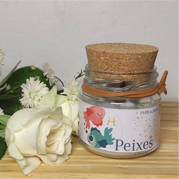 Vela Signo Peixes Alecrim, Sálvia e Arruda 100g