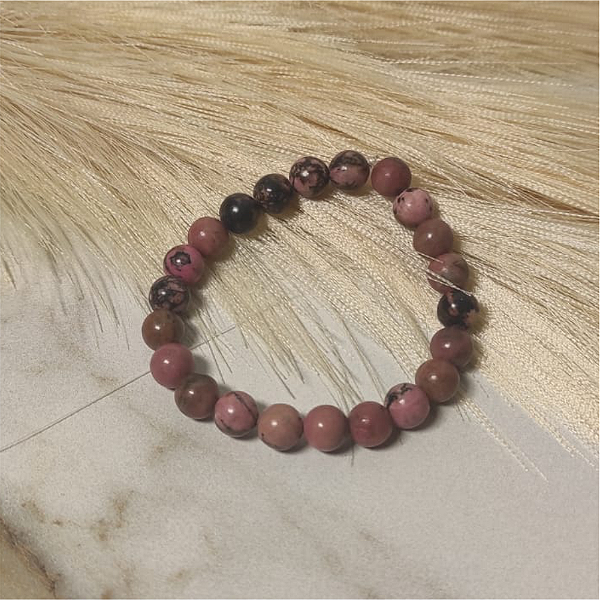 Pulseira Esfera Rodonita
