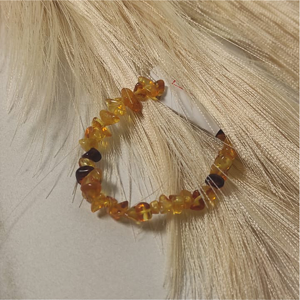 Pulseira Cascalho Ambar