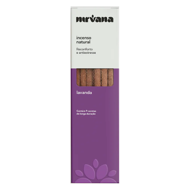 Incenso Nirvana Natural Lavanda