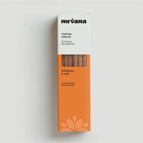 Incenso Nirvana Natural Alfazema e Mel