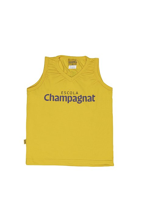Regata Unissex Amarela - Escola Champagnat