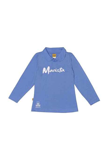 D6 Bata Ed. Infantil Manga Longa em Poliviscose - Colégio Marista