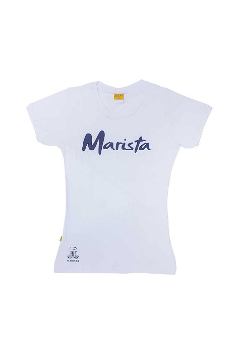 F26 Ensino Fundamental Branca Baby Look Malha Conforto