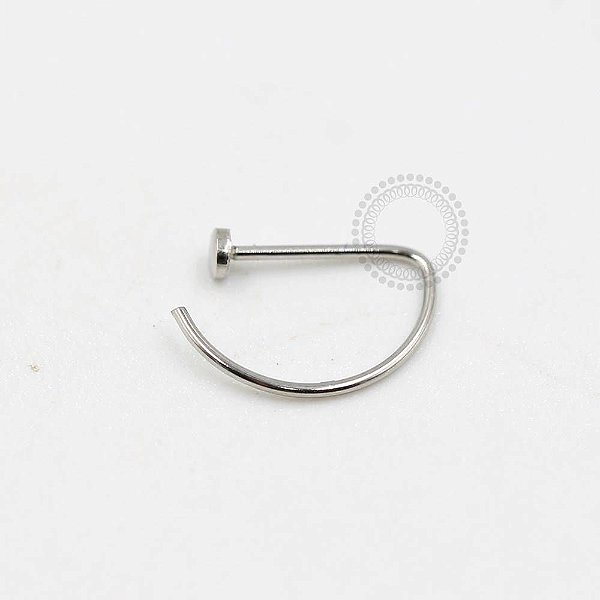 NR04 D Ring Fino Aba Nasal Aço  316L