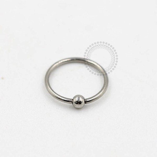 NR05 Argola Fake Captive Fino Aço 316L