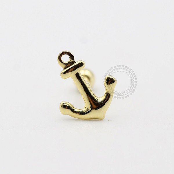 MB45 Microbell Âncora Chapa Banho Ouro