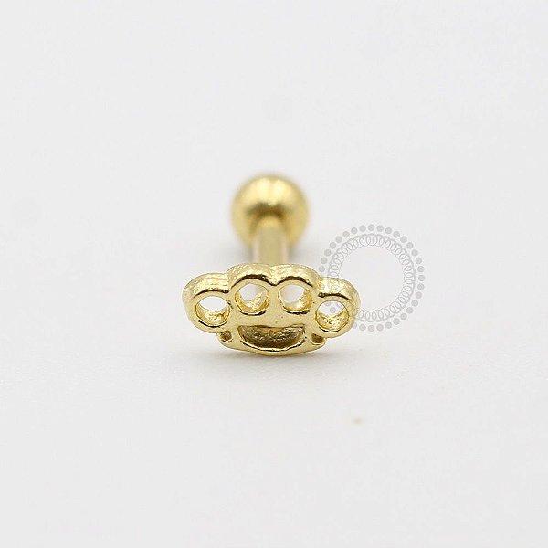 MB56 Microbell Soco Inglês Banho Ouro