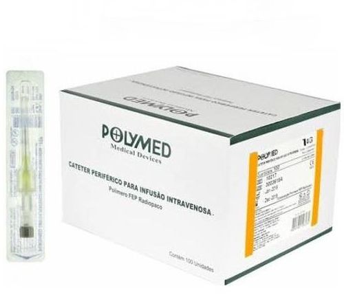 CT14 Caixa Cateter Polymed 14g