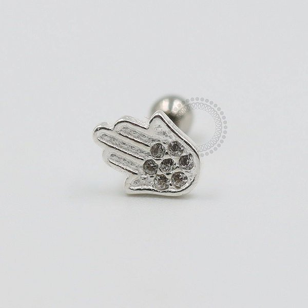 PR16 Microbell Hamsa Prata 925
