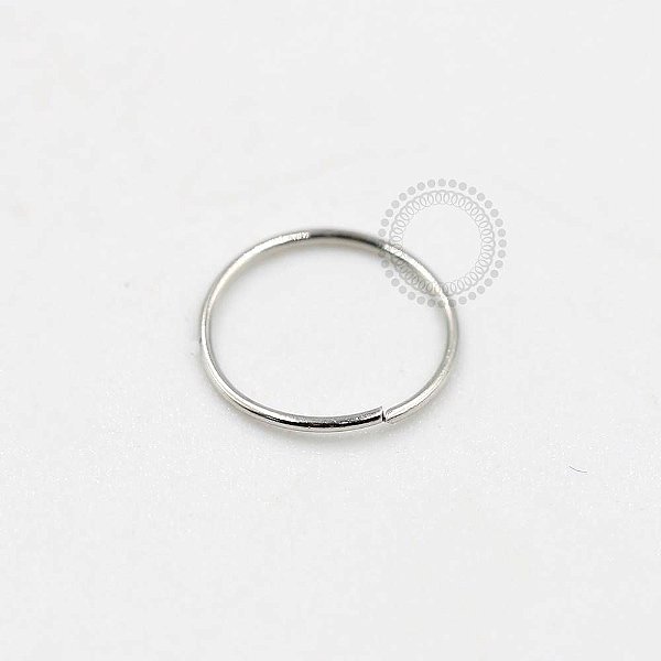 NR01 Piercing Argola Aba Nasal Fina Torção Aço 316 L