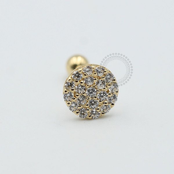 OR28 Microbell Circulo Ouro 18K (6mm 0,60g /8mm 0,62g)