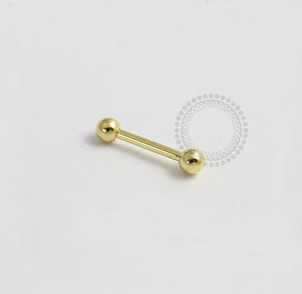 AP02 Microbell Reto Banho Ouro 18K