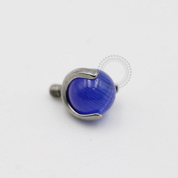 TN299 Topo Esfera Synthetic Stone 1.6mm Titânio