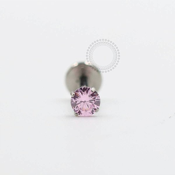 TN340 Labret Zirconia Titânio ASTM F-136