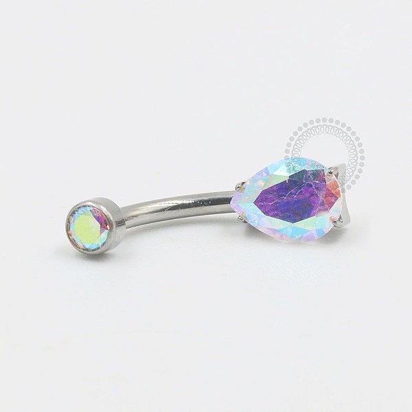 TN526 Navel Gota Zirconia Titânio