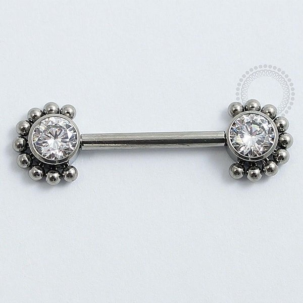 TN161 Nipple Jewelry Indiana (Modelo 2) Titânio