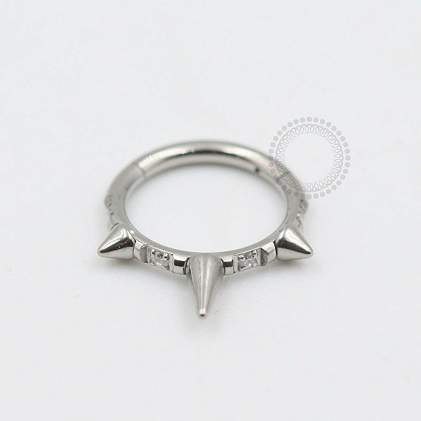TN484 Segmento Spikes Cravejado Titânio ASTM F136