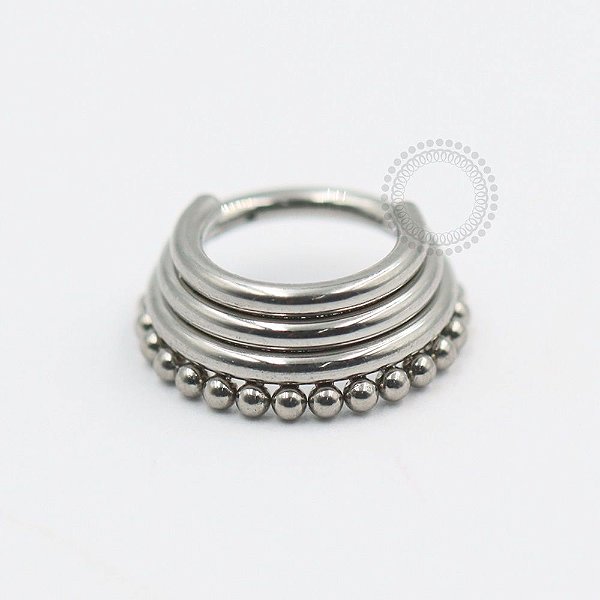 TN545 Segmento 3 Linhas Com Esferas Titânio ASTM F136 (OUTLET)