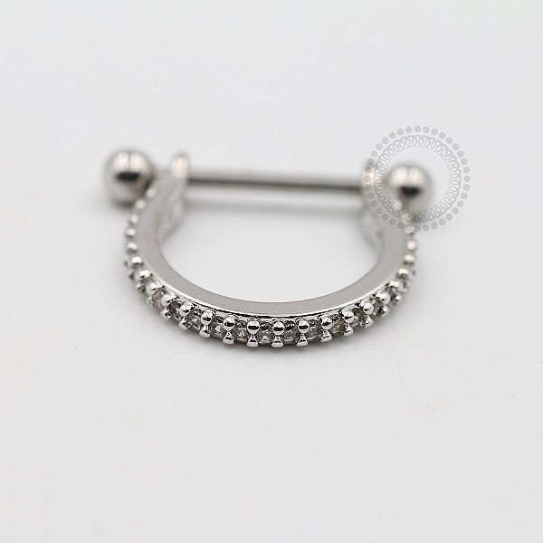 ARA07 Joia Haste Cravejada  12mm