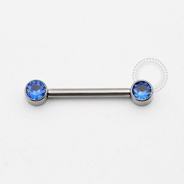 TN607 Nipple Zirconia Flat  Rosca Interna Titânio ASTM F136 (16mm)