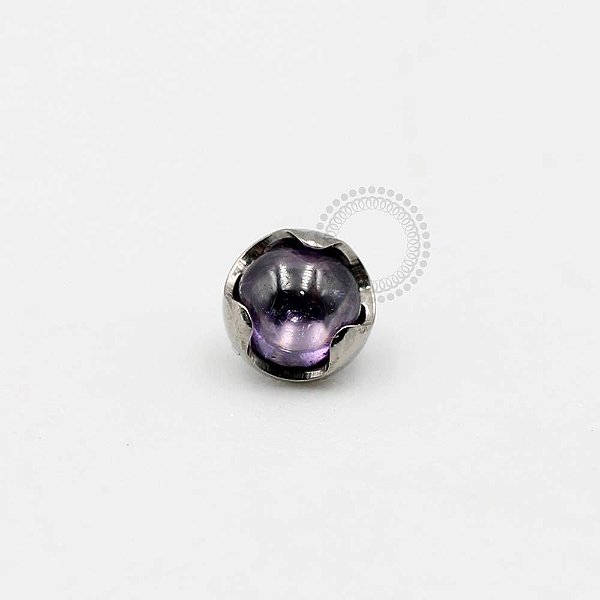 TN331 Topo Microdermal Synthetic Amethyst Titânio ASTM F-136