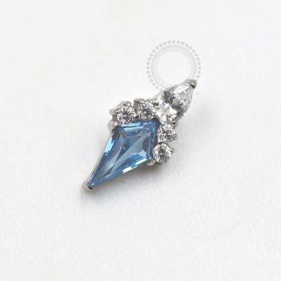 TN683 Topo Indiano Azul E Cristal Titanio