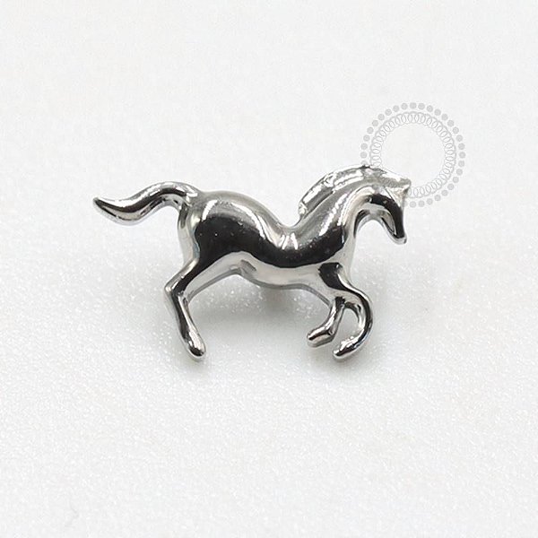 TN784 Topo Mini Cavalo Titânio ASTM F136
