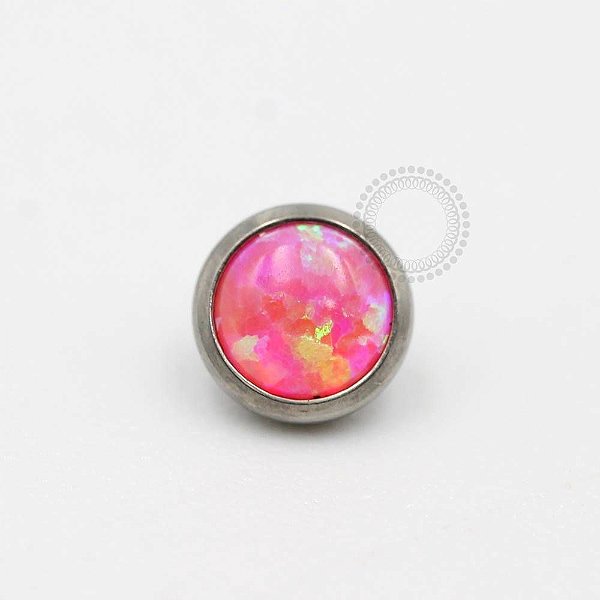 TN384 Topo Microdermal Synthetic Opala Rosa Titânio