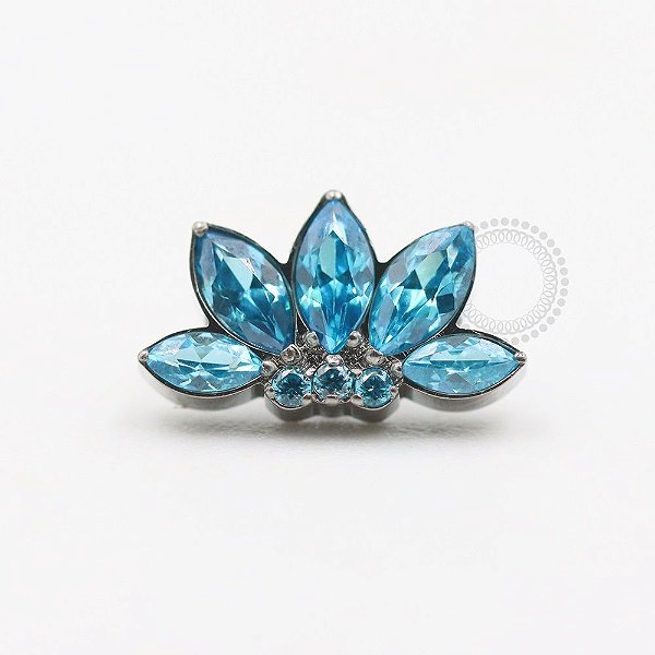 TN455 Topo Cluster Flor De Lotus Titânio
