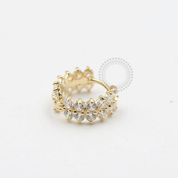 OR41 Argola Luxo Ouro 18K (0,90g)