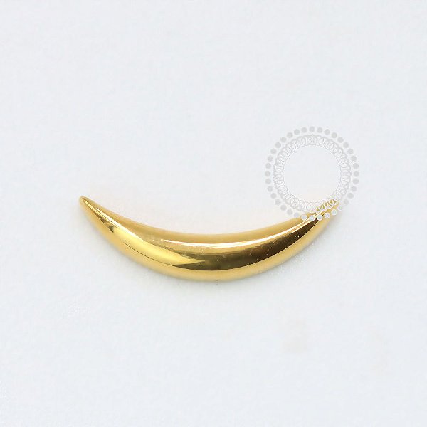 TN1058 Topo Sorriso Liso Modelo 2 Titânio PVD Gold