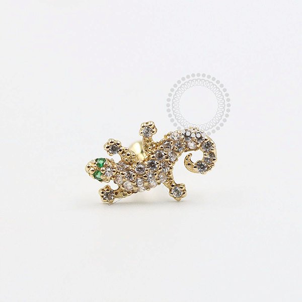 OR48 Microbell Iguana Ouro 18K