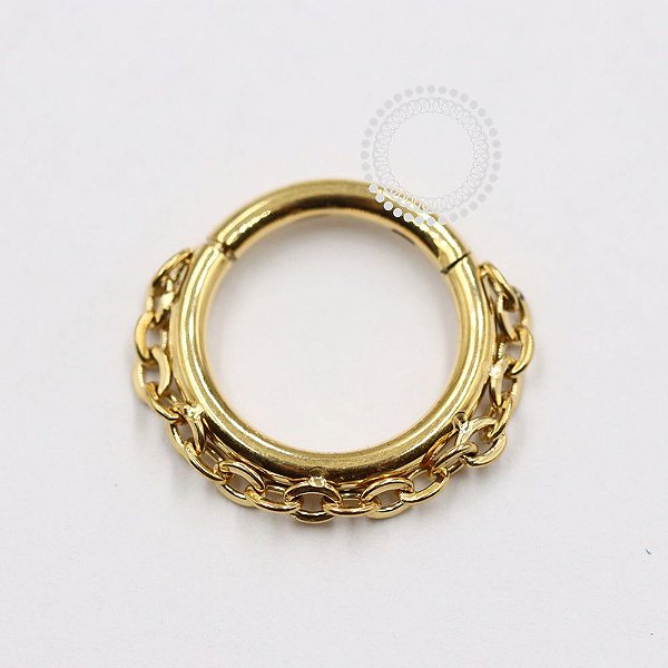 TN1092 Segmento Corrente Titânio PVD Gold