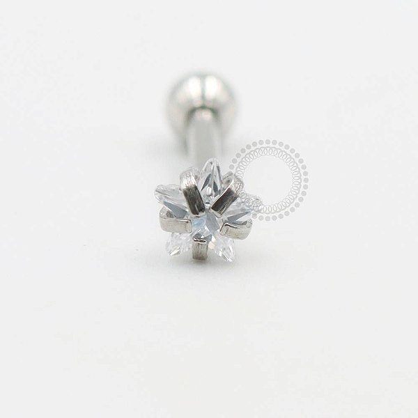 PB80 Microbell Estrela Cristal Aço 316L