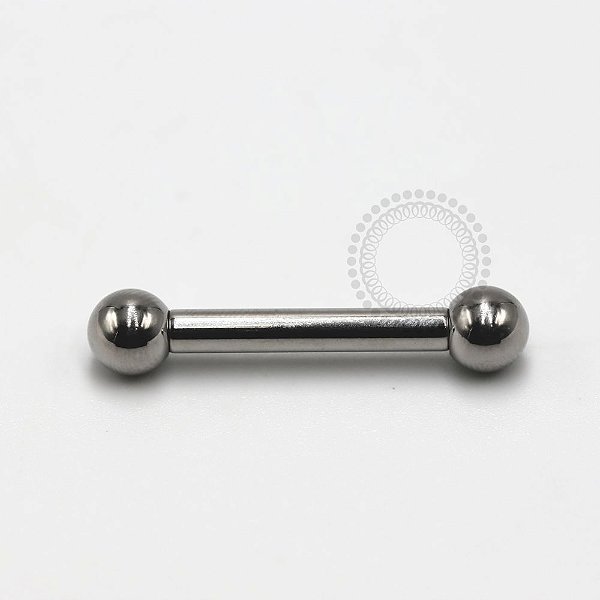 TN1137 Alargador Barbell Reto Titânio ASTM F-136