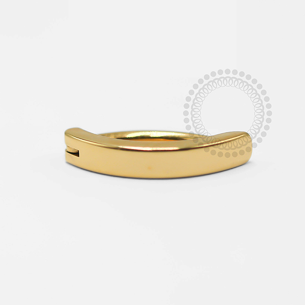 TN1280 Navel Belly Clicker Titânio PVD Gold