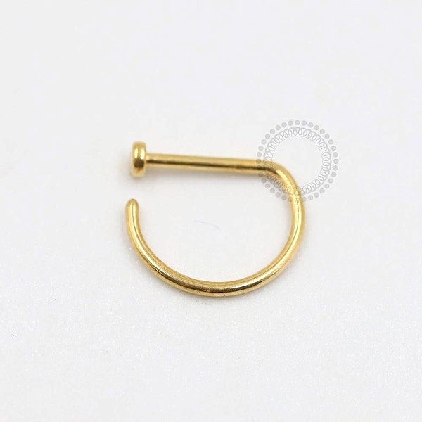 TN221 D Ring Titânio PVD Gold