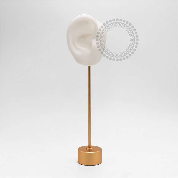 EP39 Orelha Branca Silicone Com Pedestal Metalizadao