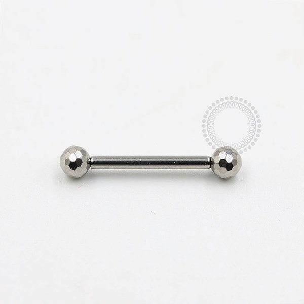 TN71 Barbell Esfera Texturizada 1.6mm Titânio ASTM F136