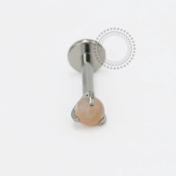 TN1807 Labret Esfera Moon Laranja Titânio ASTM F-136